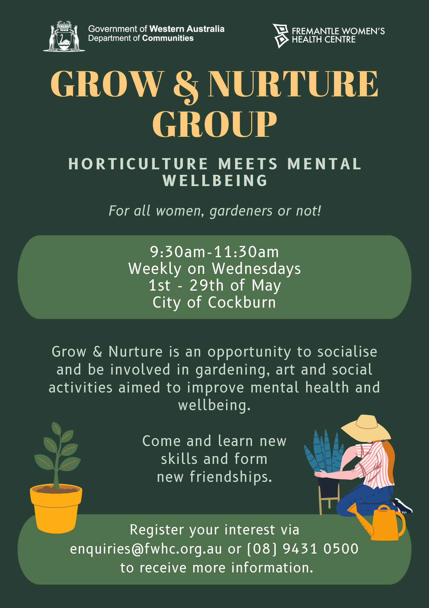 Grow & Nurture Group City of Cockburn Fremantle Women's Health Centre